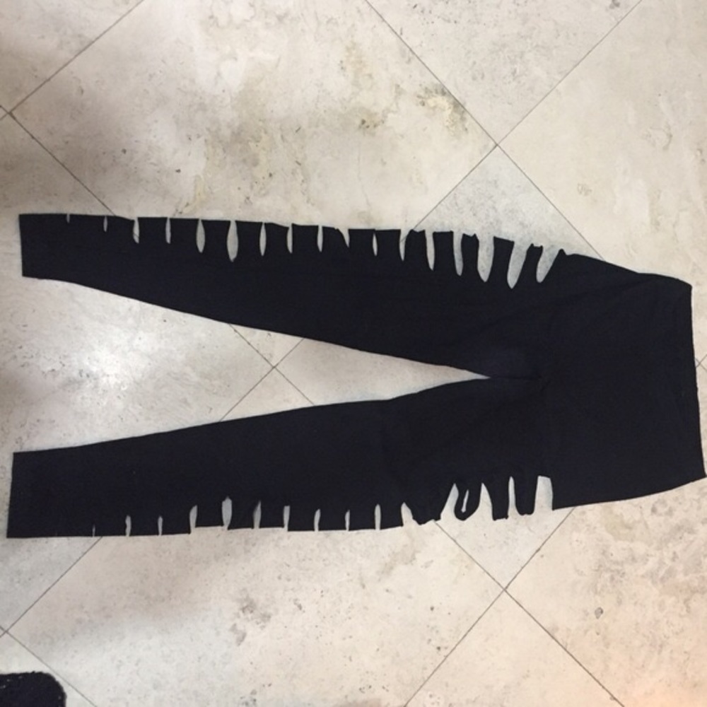American apparel slashed leggings